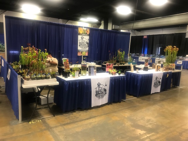 Los Angeles Carnivorous Plant Society booth at the Orange County Pet Expo